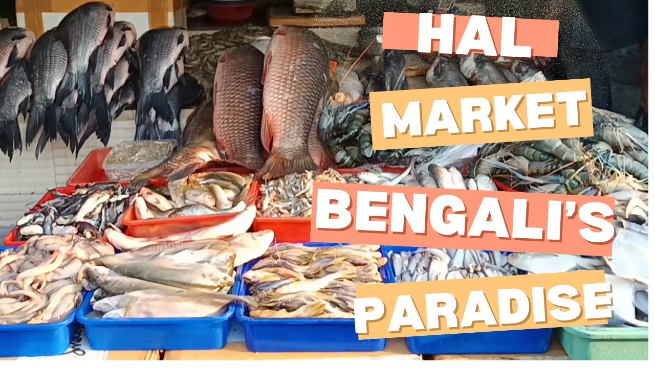 HAL Market I Taste of Bengal in Bangalore I Best Fish Market in Bangalore I Vegetable Market I
