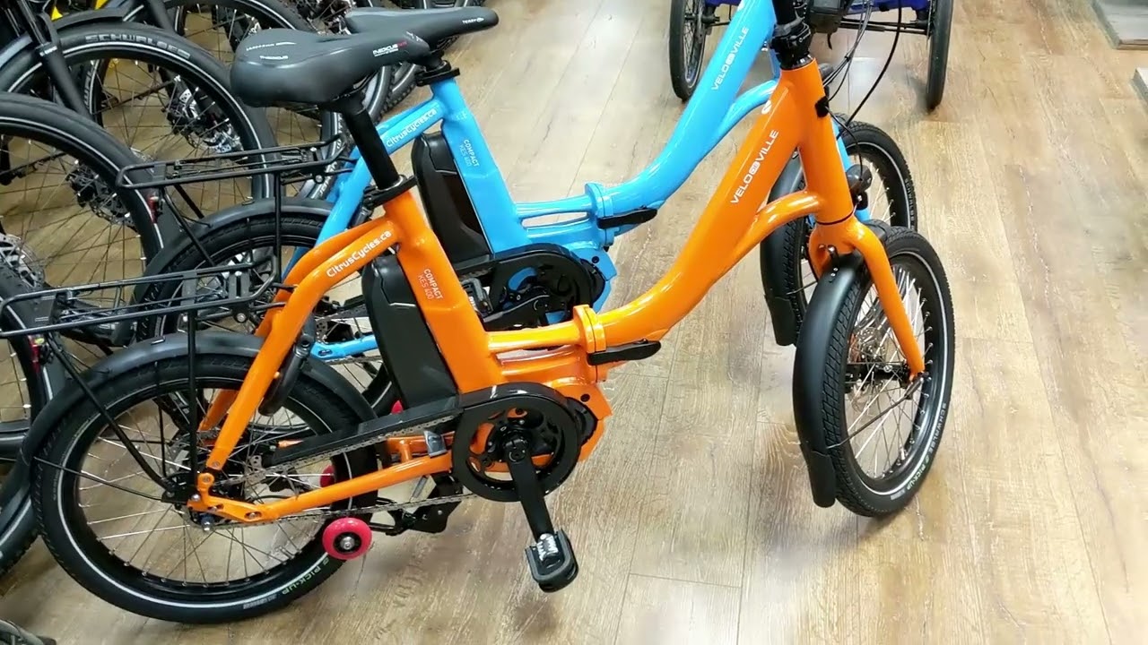 Velo de Ville KES & KEB Folding eBike Made in Germany - Gates Belt, Comfort, Reliability, Stability