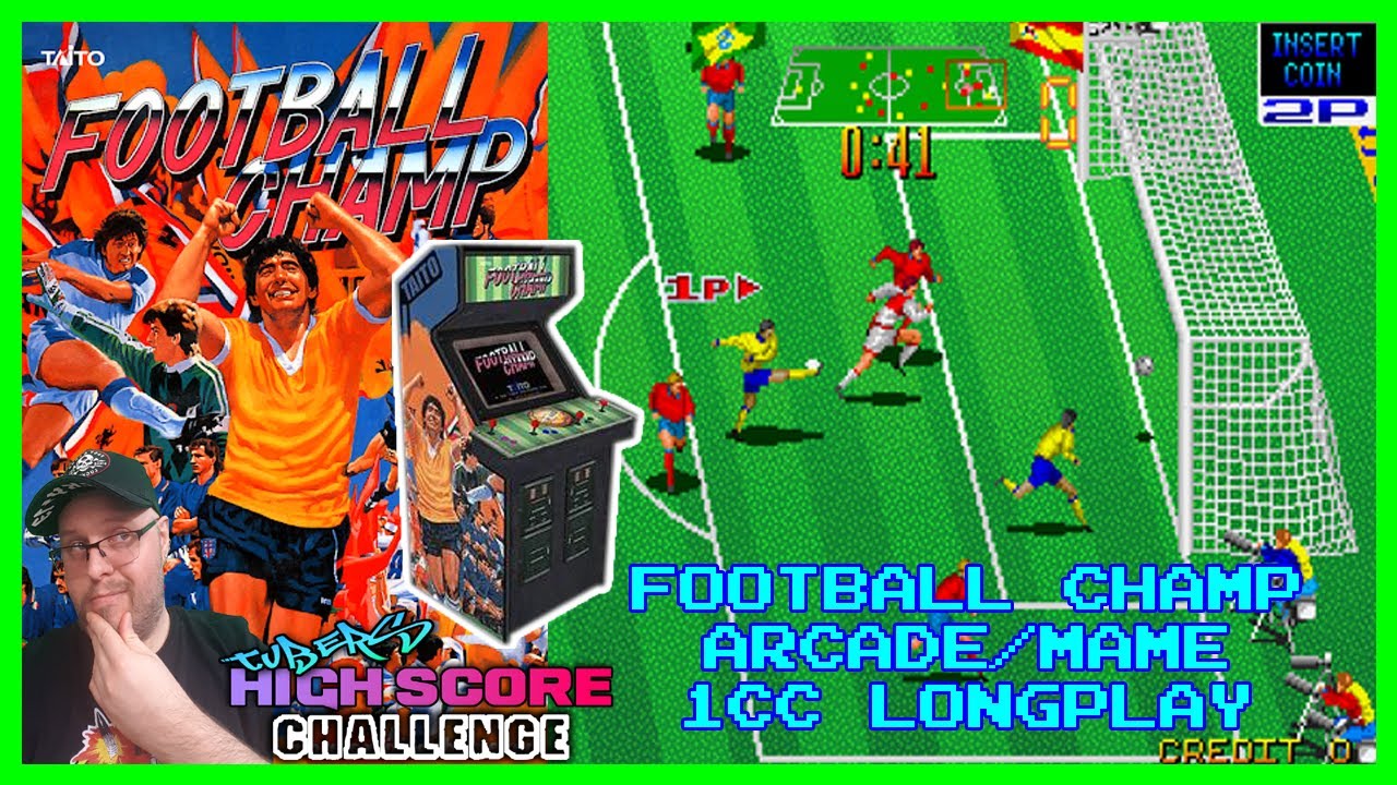 [ARACDE/MAME] Football Champ - Longplay (1cc - 29 Goals Scored) [Tubers High Score Challenge]