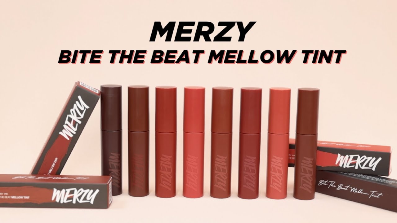 [SWATCH + REVIEW] MERZY BITE THE BEAT MELLOW TINT (WITH CC ENGSUB)