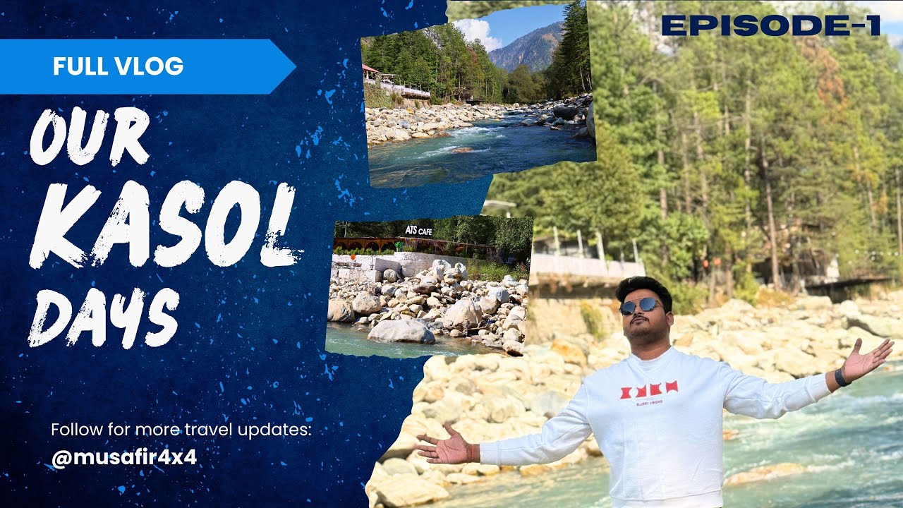 Kasol Travel Vlog 2025 | Parvati River, Manikaran Gurudwara & Mountain Peace #manikaran #kasol