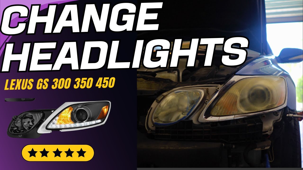 DIY! How to Install Headlights DIY GS300 G350 GS430 GS460 | Shop Quoted Me $1,217...Not Paying
