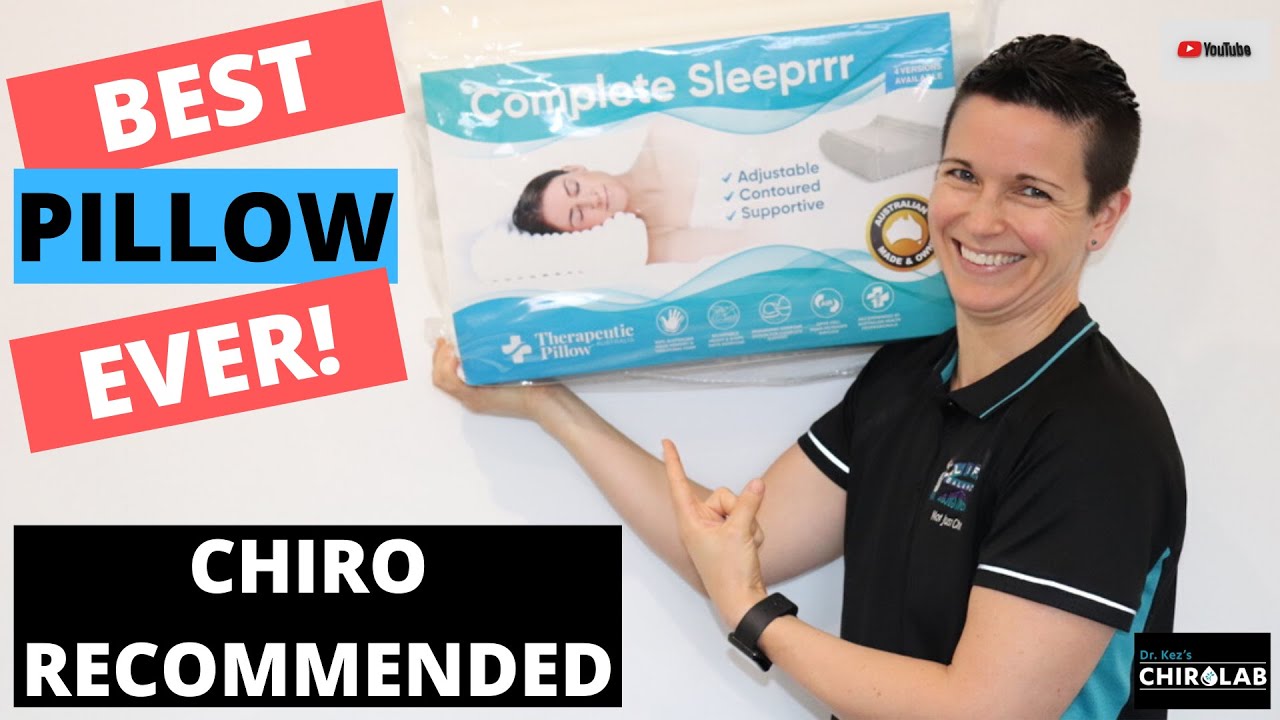 Contour Pillow Therapeutic Complete Sleeprrr Chiropractor recommended
