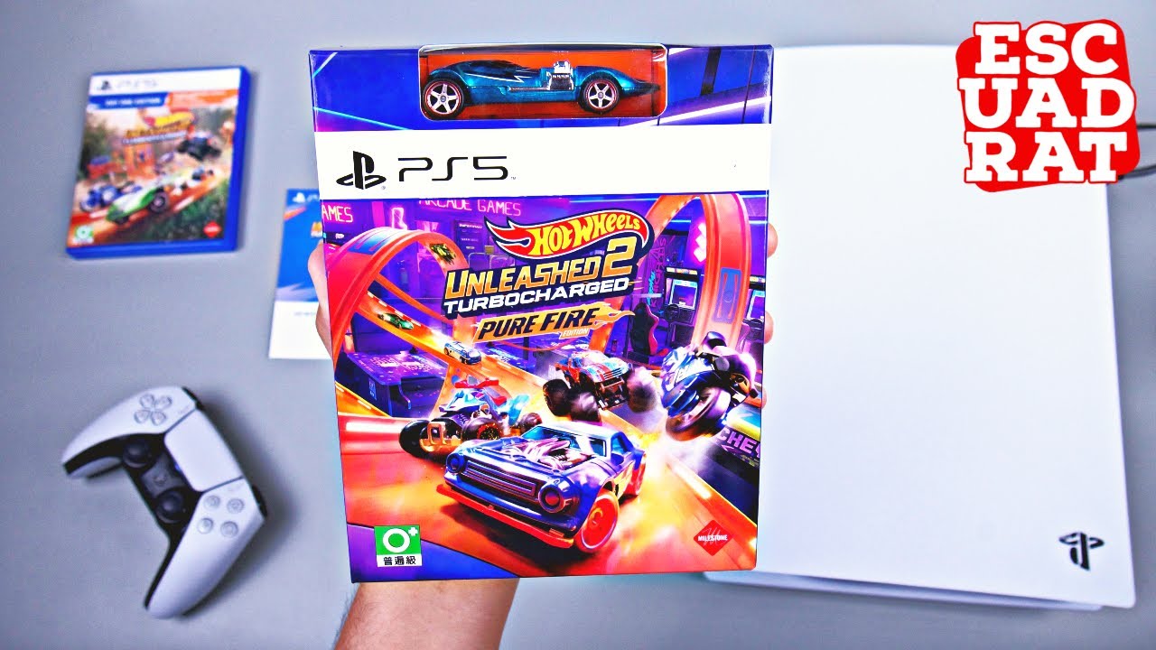 Hot Wheels Unleashed™ 2 — издание Pure Fire с турбонаддувом для PS5, распаковка и игровой процесс