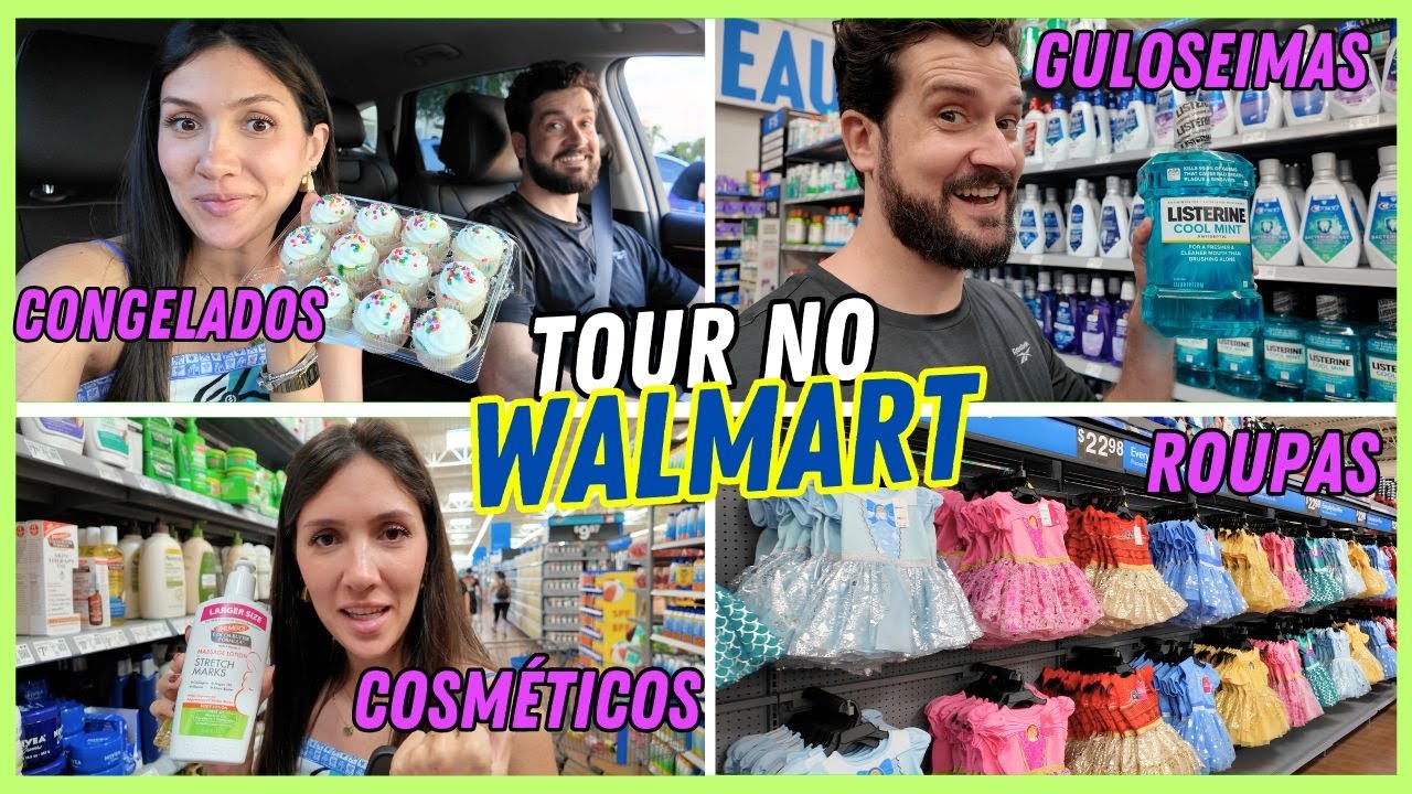 TOUR no MERCADO AMERICANO l WALMART O MAIOR DE TODOS!