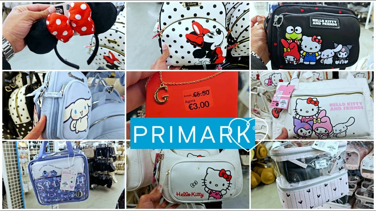 Primark New Bags Collection March 2025 | Hello Kitty, Mickey, Winnie the Pooh, Stitch & More!