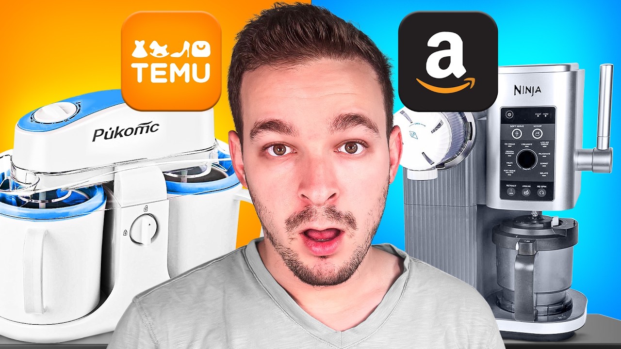 TEMU против Amazon Ice Cream Maker