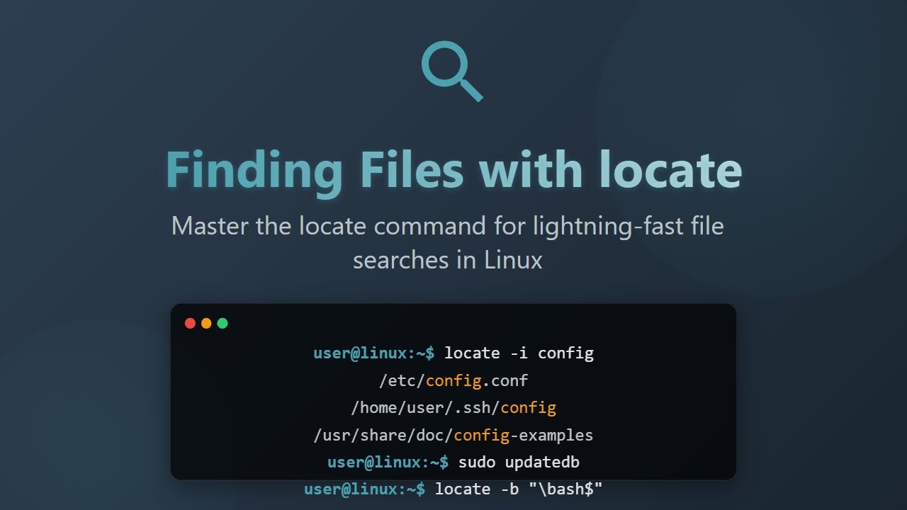 🔥 Find Files Fast in Linux: Mastering the locate Command 🚀