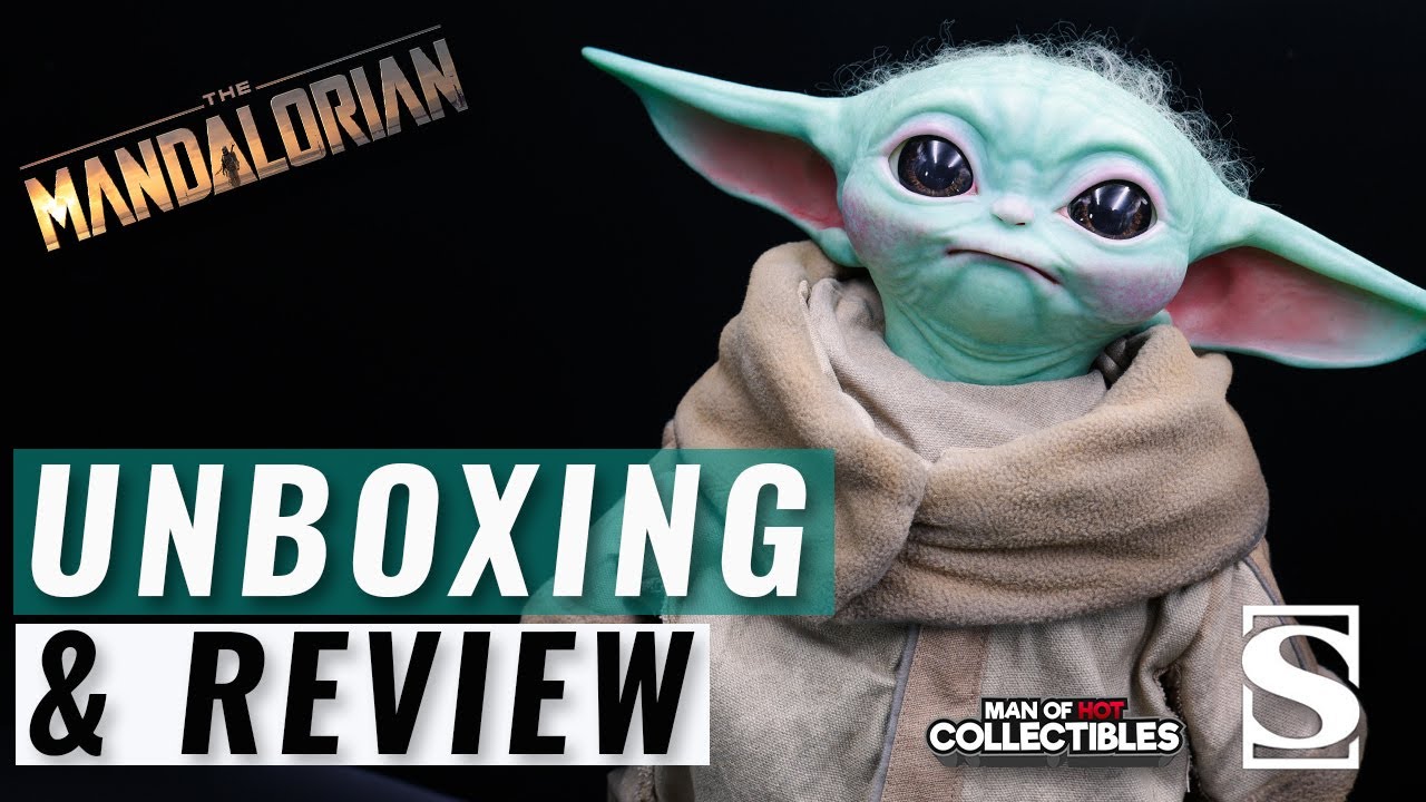 Sideshow THE CHILD Life-Size Figure Unboxing and Review | The Mandalorian