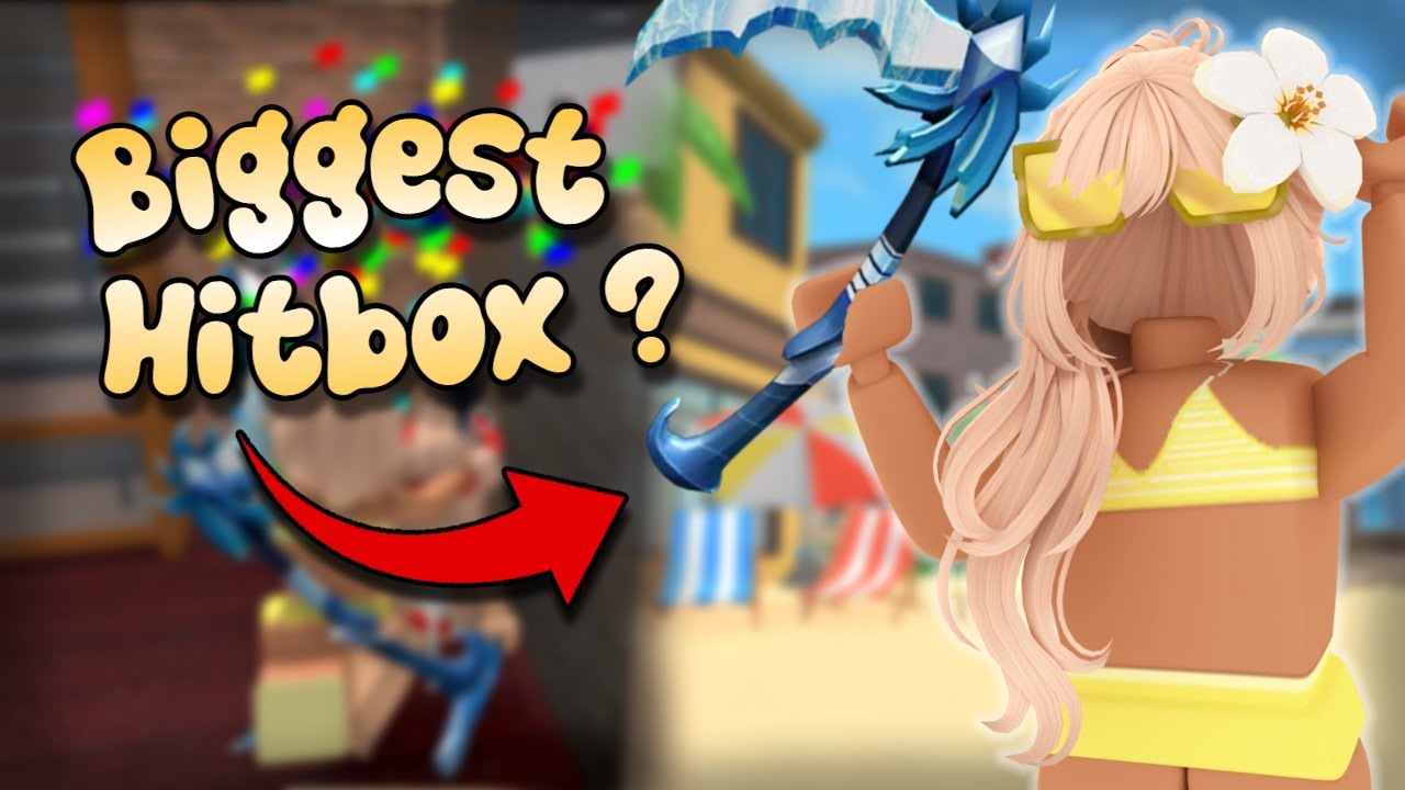 I PLAYED MM2 with the BIGGEST HITBOX..