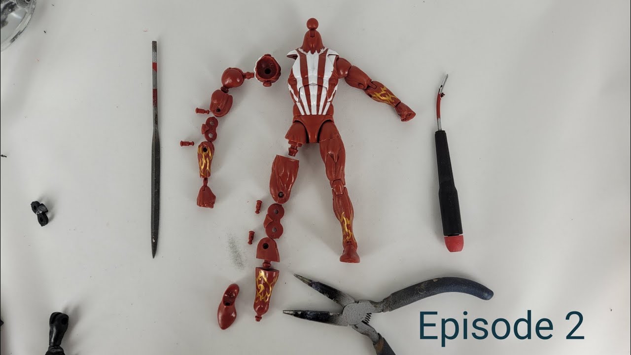 Butterflies, Pins, and Early Prep | EP 2, Customizing 101: Marvel Legends