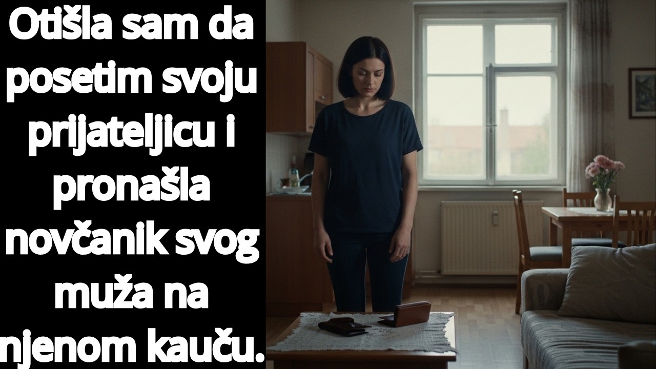 Otišla sam da posetim svoju prijateljicu i pronašla novčanik svog muža na njenom kauču.