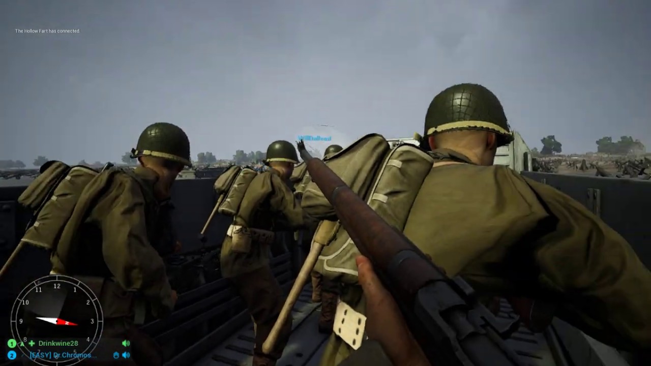 Post Scriptum - storming Utah beach under heavy(?) german fire