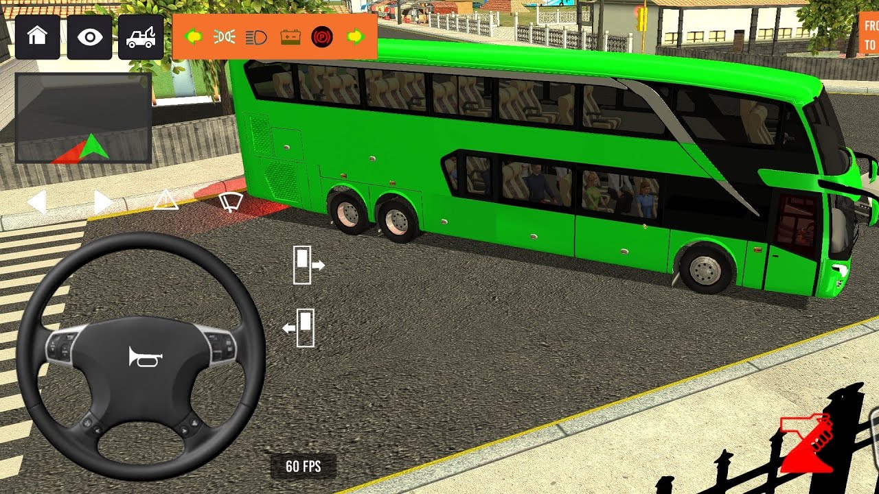BUS SIMULATOR INDONESA || 🚍Bus  Driving👮‍♂️ City • new Coach bus Simulator-Android Gameplay Bus 2025