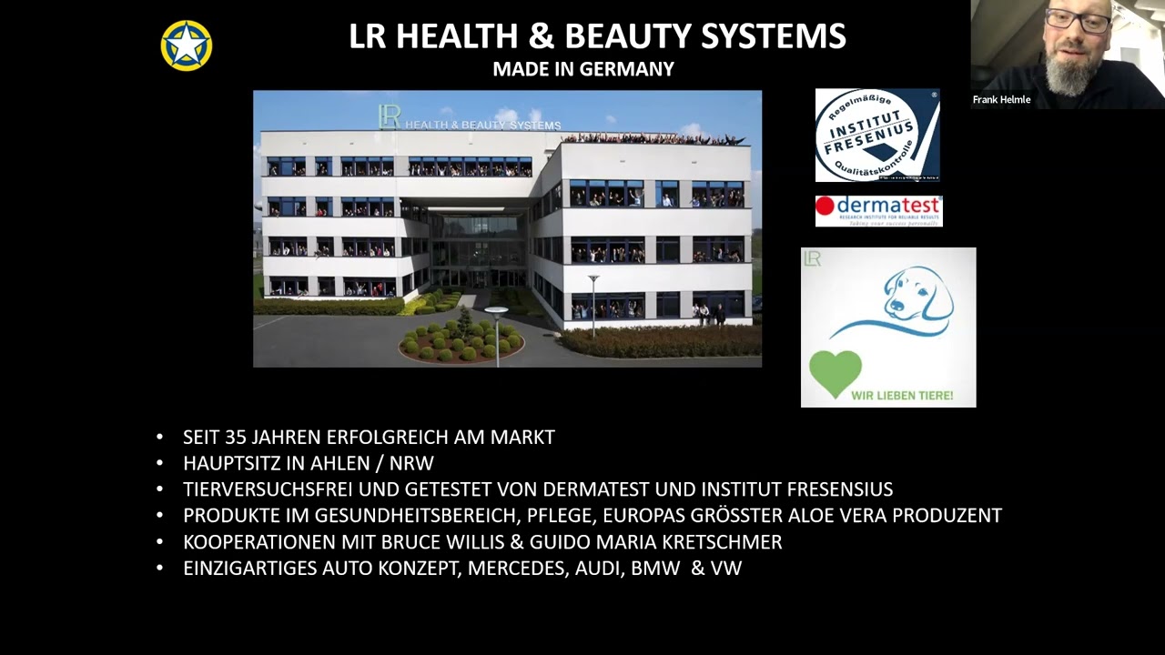 Dein Startvideo! Produkt/Konzept, Gesch&auml;ftsvorstellung LR TEAM-LIFE-CHANGER