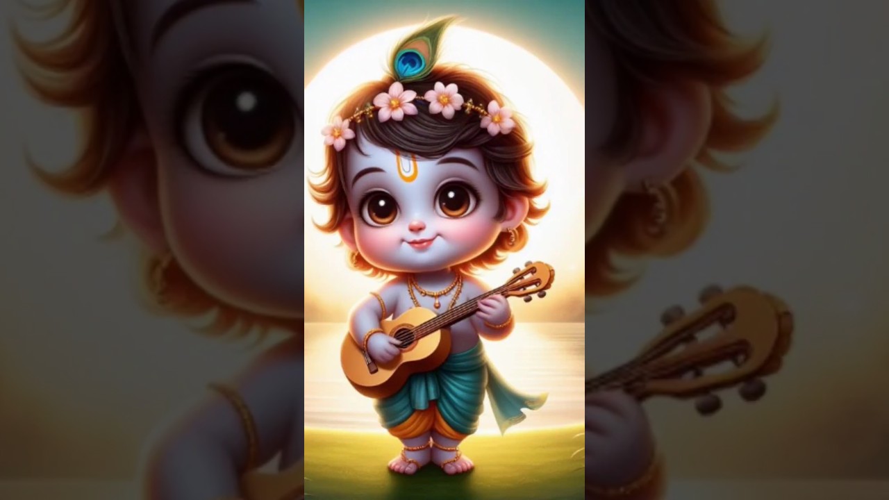 Shree Krishna saying Good Morning 🍁#goodmorning #krishna #lovestatus #whatsappstatus #status #sort