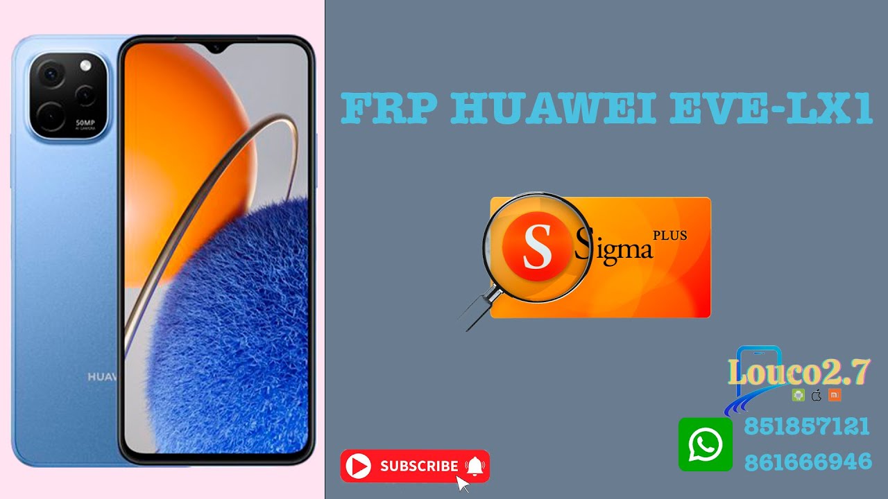 Huawei Nova Y61 EVE-LX9 Huawei ID Remove 2025