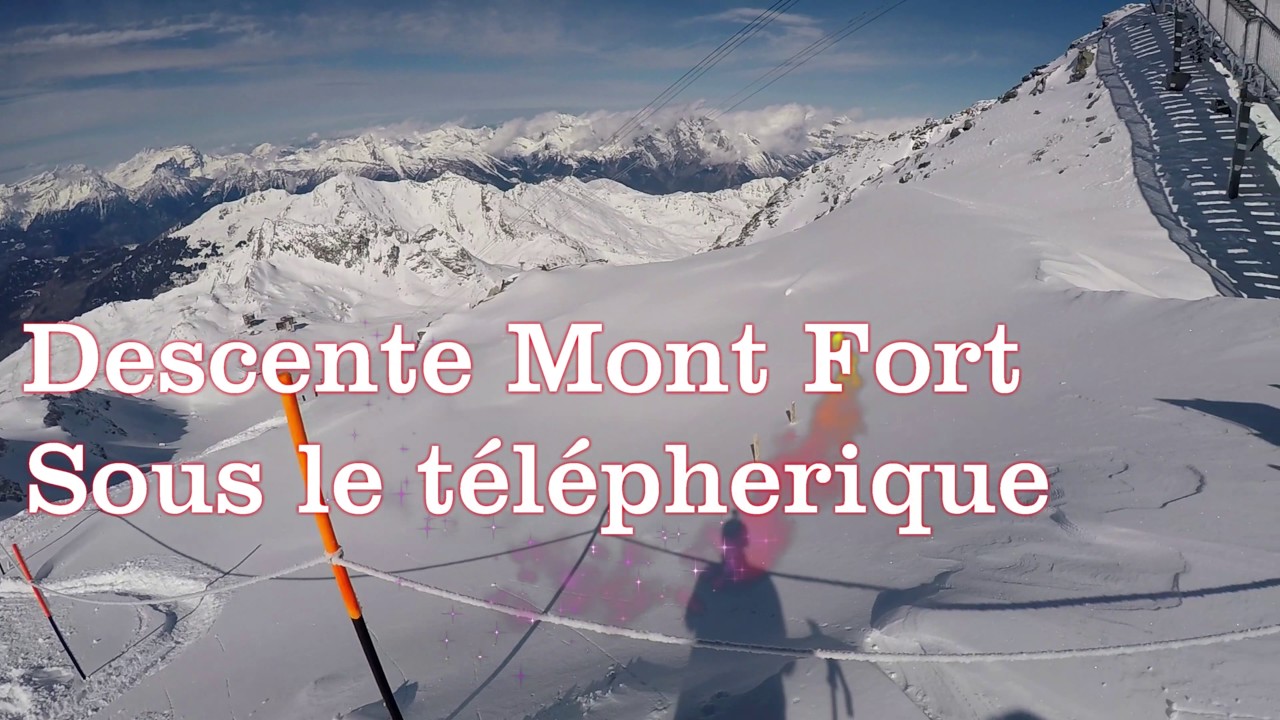 VERBIER ITINERAIRES FREE RIDE - HORS PISTE MONT GELE - MONT FORT - TORTIN - BACKSIDE MONT FORT