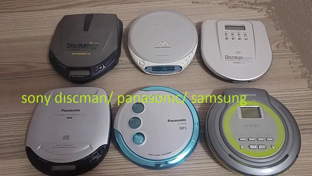 SONY - PANASONIC - SAMSUNG Discman Tanıtımı