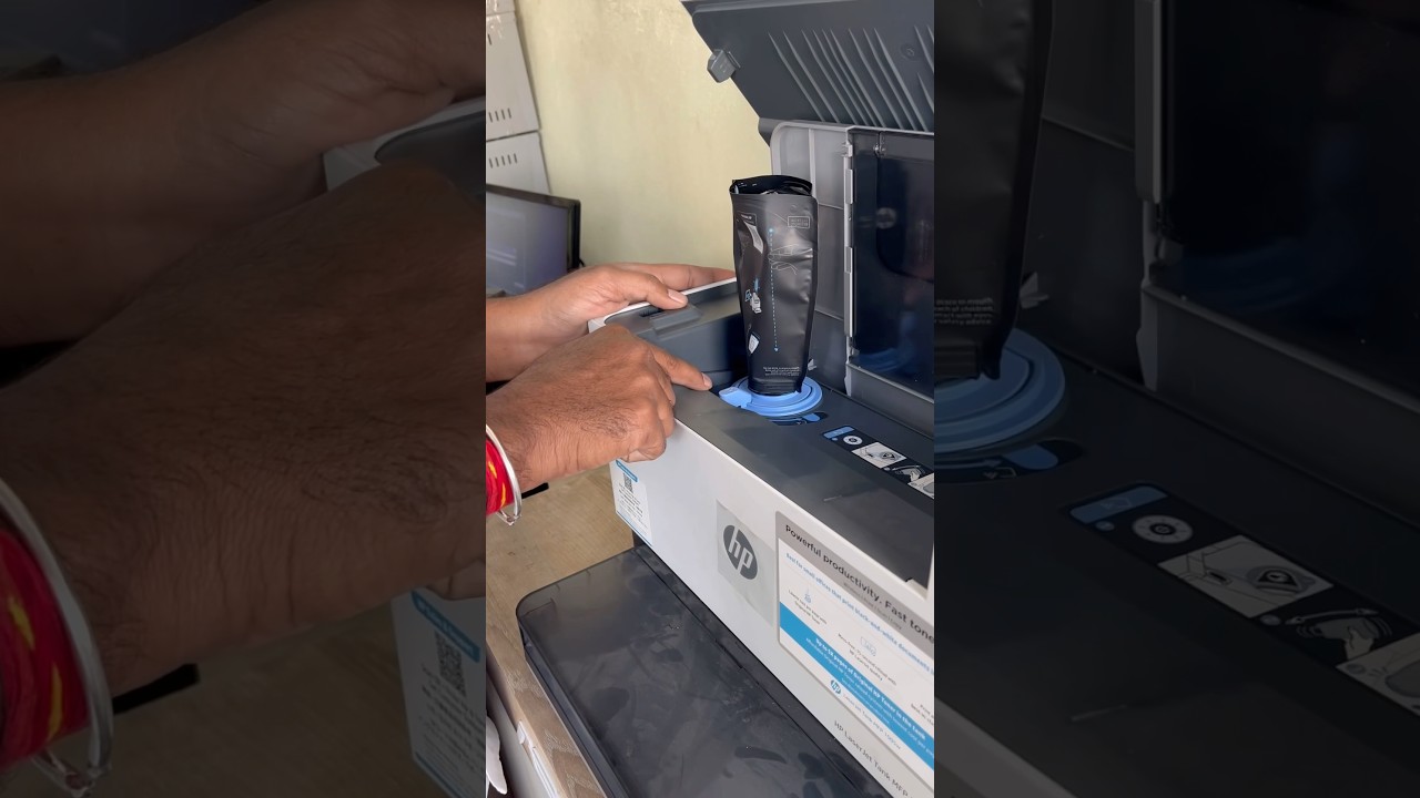 HP Printer Error 08 Problem Solved || Refilling || HP MF Laser Tank 1005 #hplaserjet #error #shorts