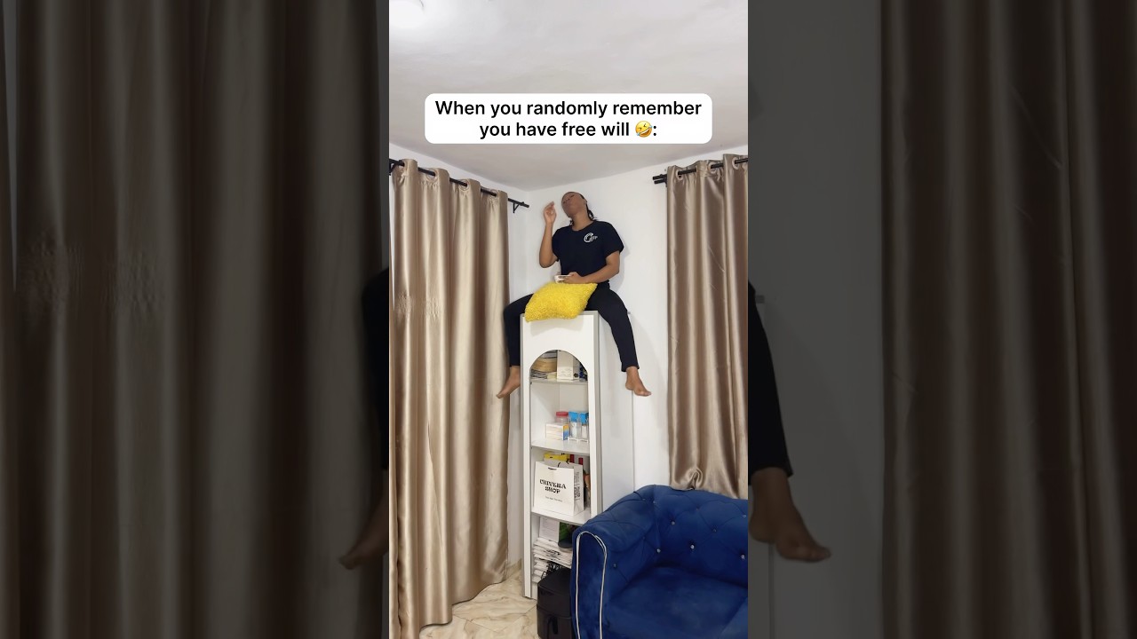 When you randomly remember you have free will 🤣 #shorts  #relatable