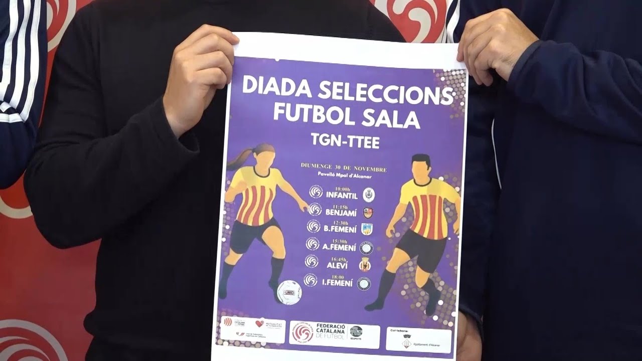 Alcanar es prepara per viure el Dia de les Seleccions, la gran festa del futbol sala territorial