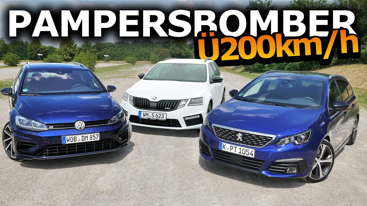 Golf R Variant vs. Skoda Octavia RS vs. Peugeot 308 | Welcher ist der richtige Kombi für dich?