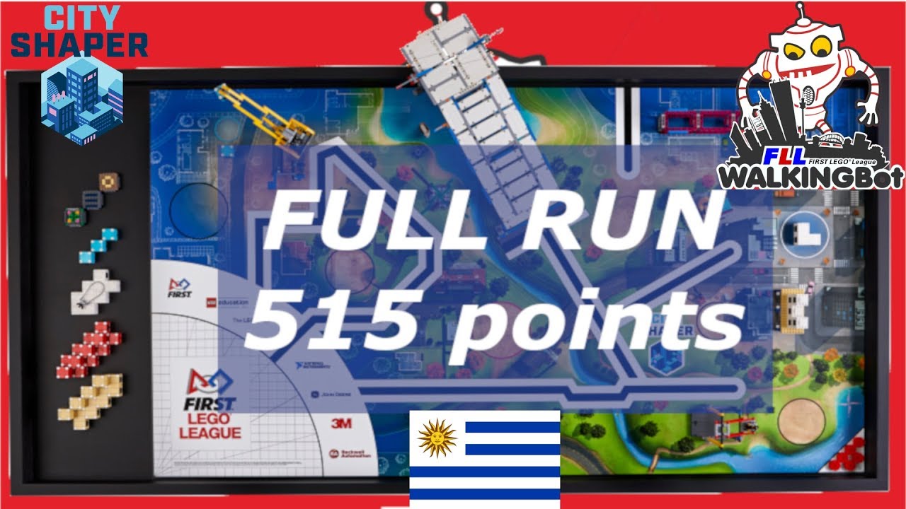 FLL City Shaper - 515 points - WalkingBot
