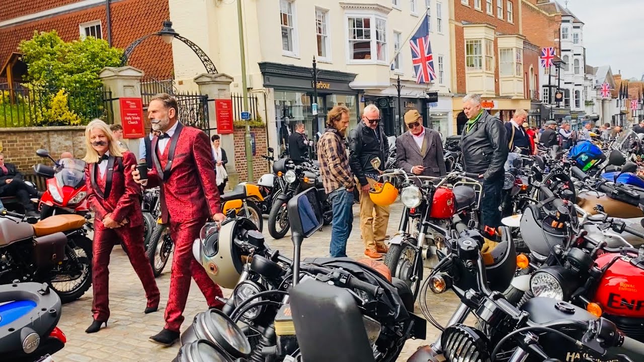 DISTINGUISHED GENTLEMANS RIDE of Guildford Town ORGANIZED CHOAS as DGR Motorcycles & Rider GET READY