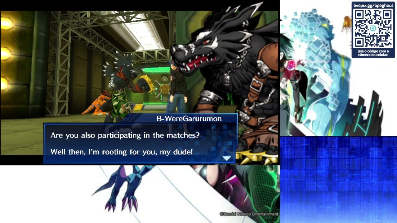 Digimon World Re:Digitize Decode Weregarurumon and Wargrowmon