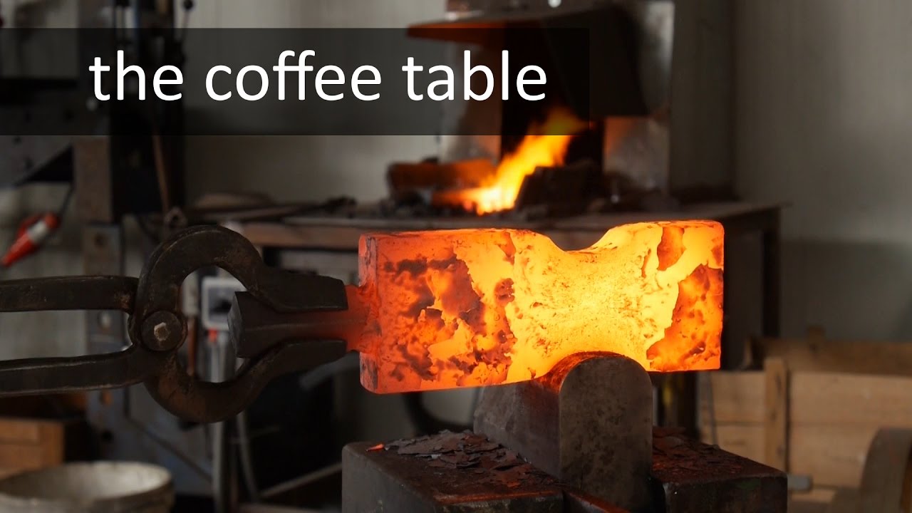 the coffee table - a blacksmithing project by Georg Reinking and Johannes Postlmayr