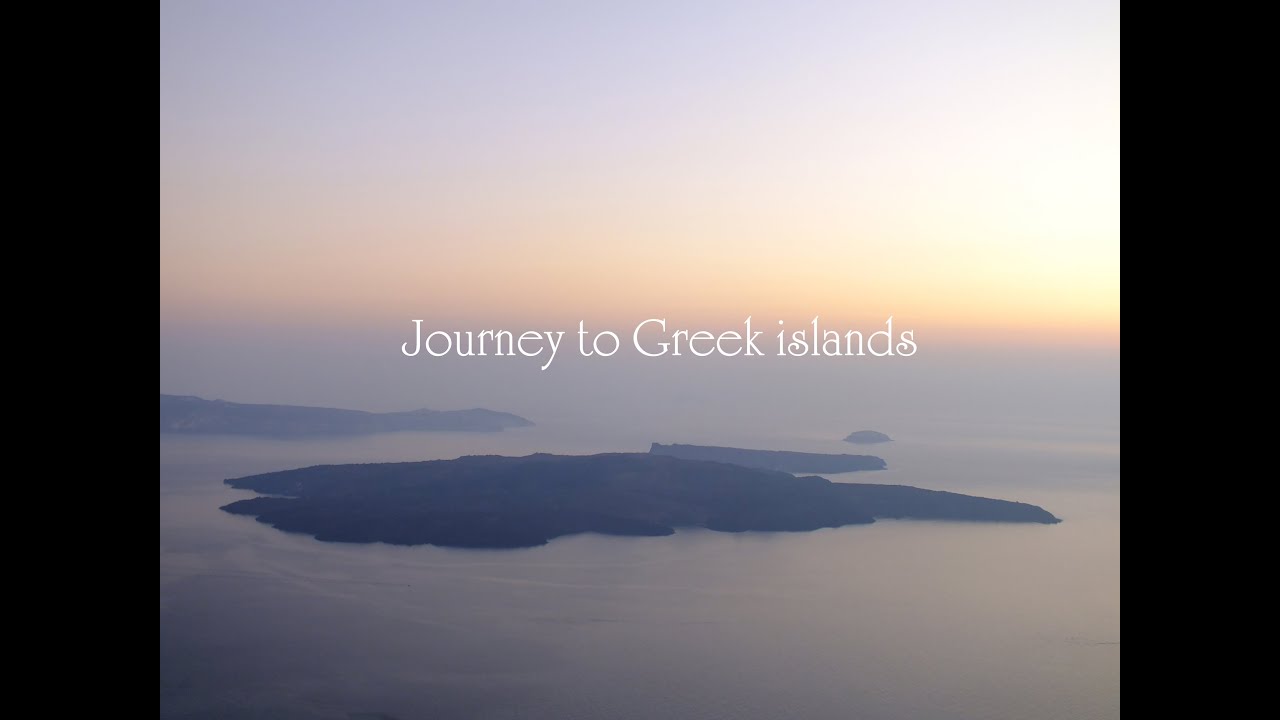 Greek islands with ambient music