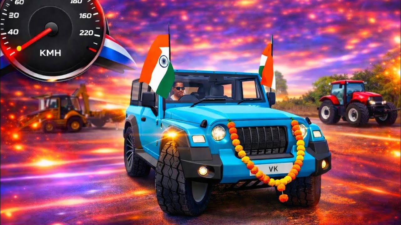 Modified Mahindra Thar😈 | Cars games: Indian Cars (Gadi Wala Game) Thar Car Game | Gameplay 2026(2)
