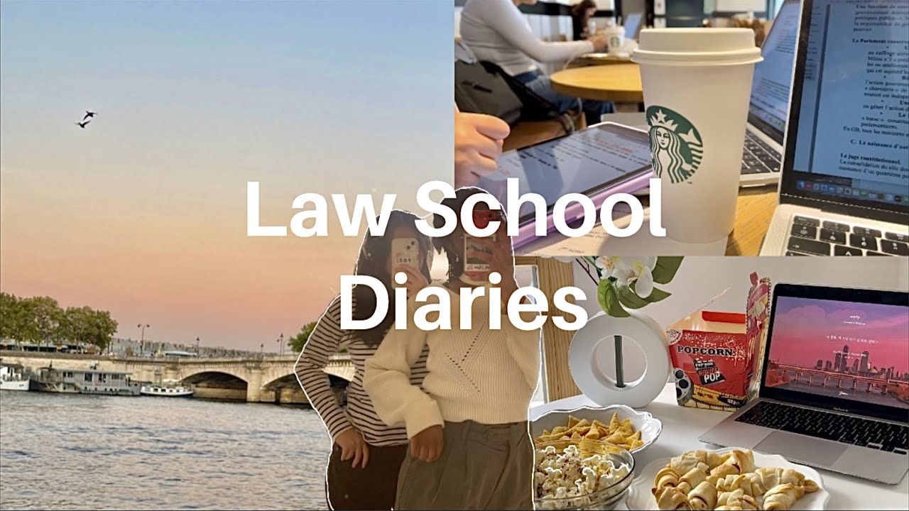 Law school diaries ep1🍂 studying, eating🍔, exploring Paris & watching a movie
