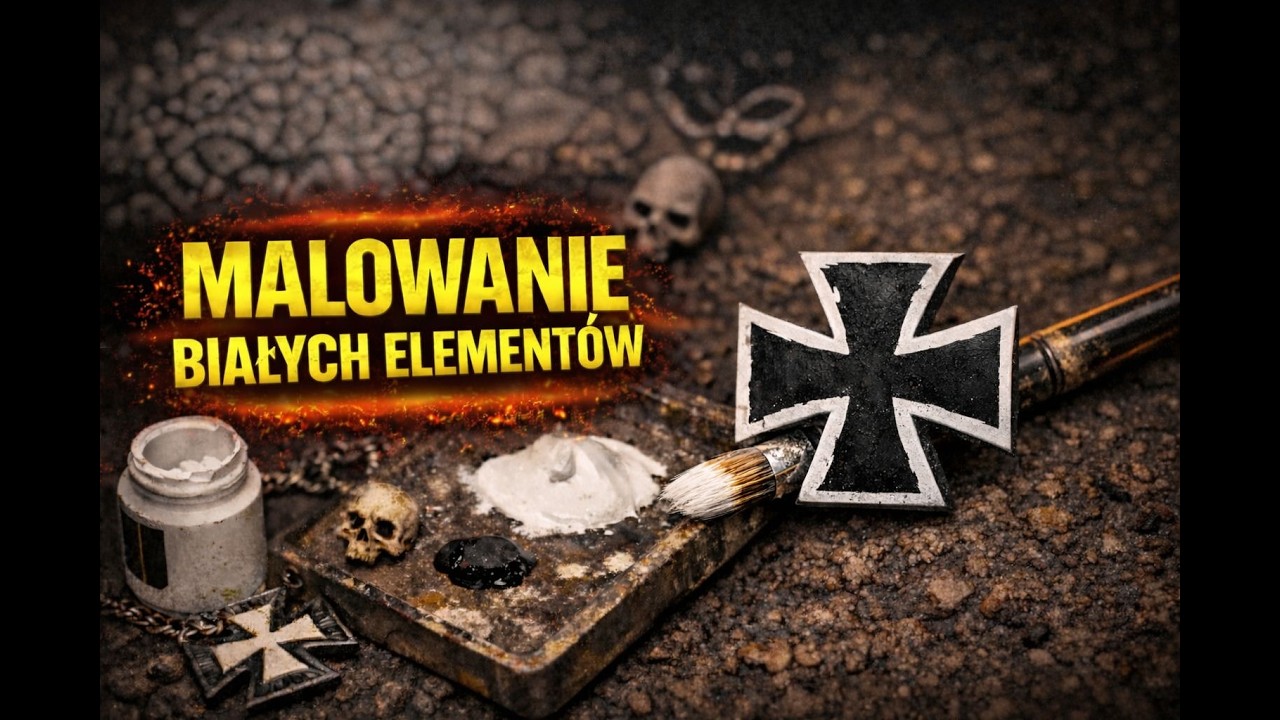 Malowanie białych elementów - Black Templars