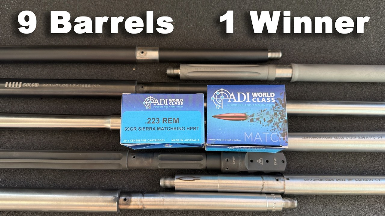 Budget Match Ammo? 9 AR-15 Barrels vs ADI 69gr Sierra MatchKing
