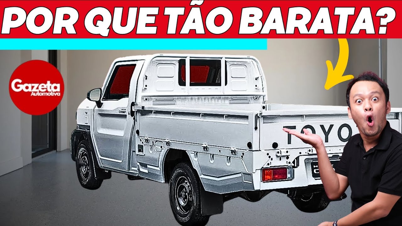 🚨🔥 POR QUE TÃO BARATA? A PICAPE MAIS ROBUSTA CHEGA PARA REVOLUCIONAR: TOYOTA HILUX CHAMP! 🚨🔥