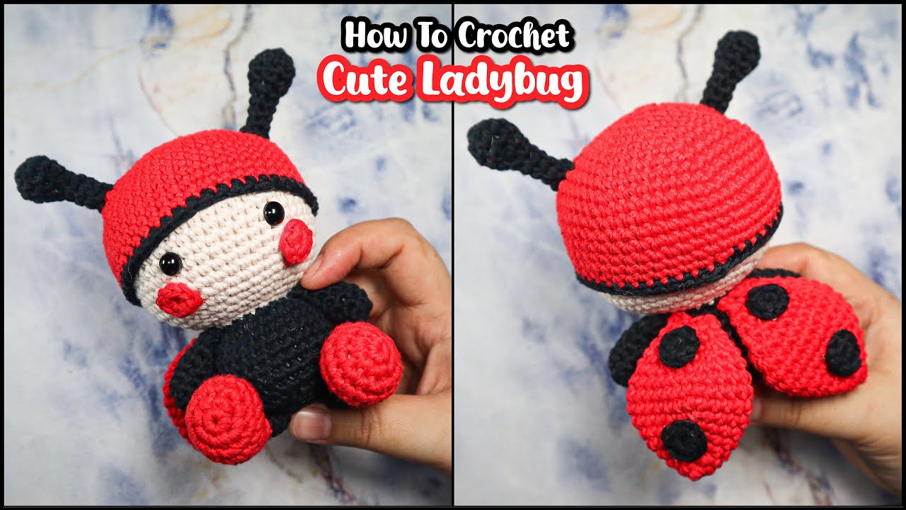 How To Crochet Clarke The Cute Little Ladybug Crochet Doll Amigurumi Tutorial