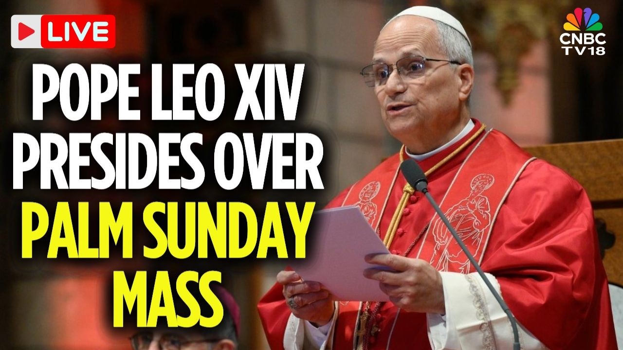 Vatican LIVE: Celebration of Palm Sunday Holy Service from St Peter's Square | Pope Leo | N18G