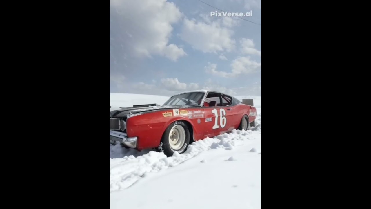 Desperate Cold Engine Cranking while stuck in the deep snow during a Frigid winter Blizzard ❤️❤️🏁🏁