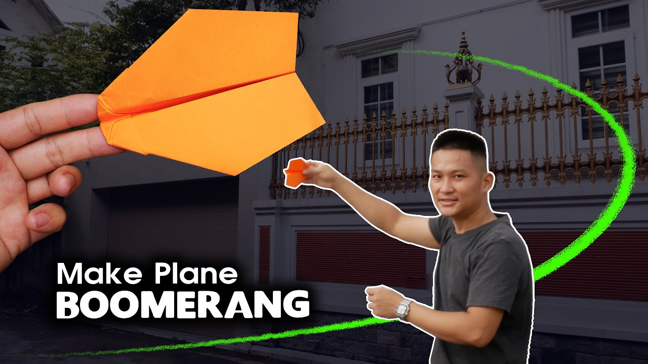 How to Make a Boomerang Paper Plane