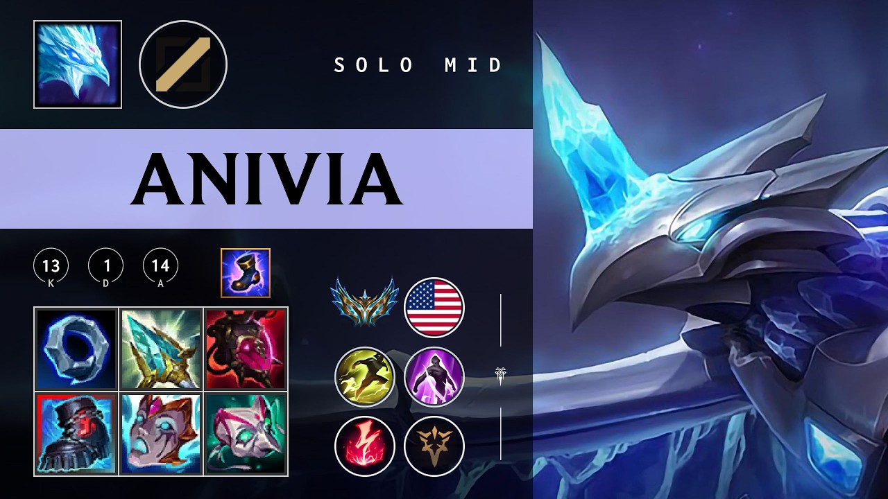 Anivia Mid vs Qiyana - NA Challenger Patch 26.05