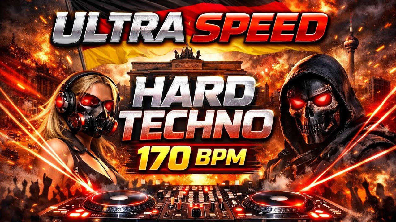 Ultra Speed Hard Techno 🔥 170 BPM European Rave 2026
