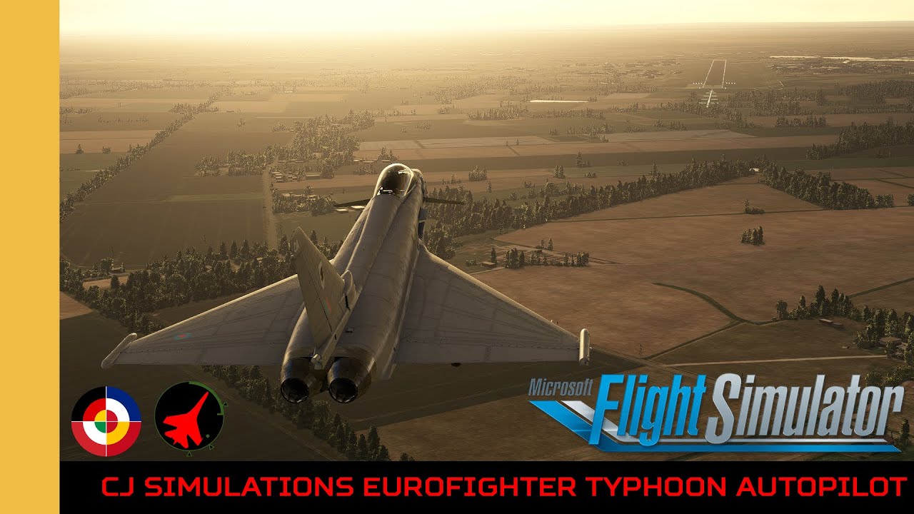 CJ Simulations Eurofighter Typhoon Autopilot | FS2020 | Microsoft Flight Simulator *OUTDATED*
