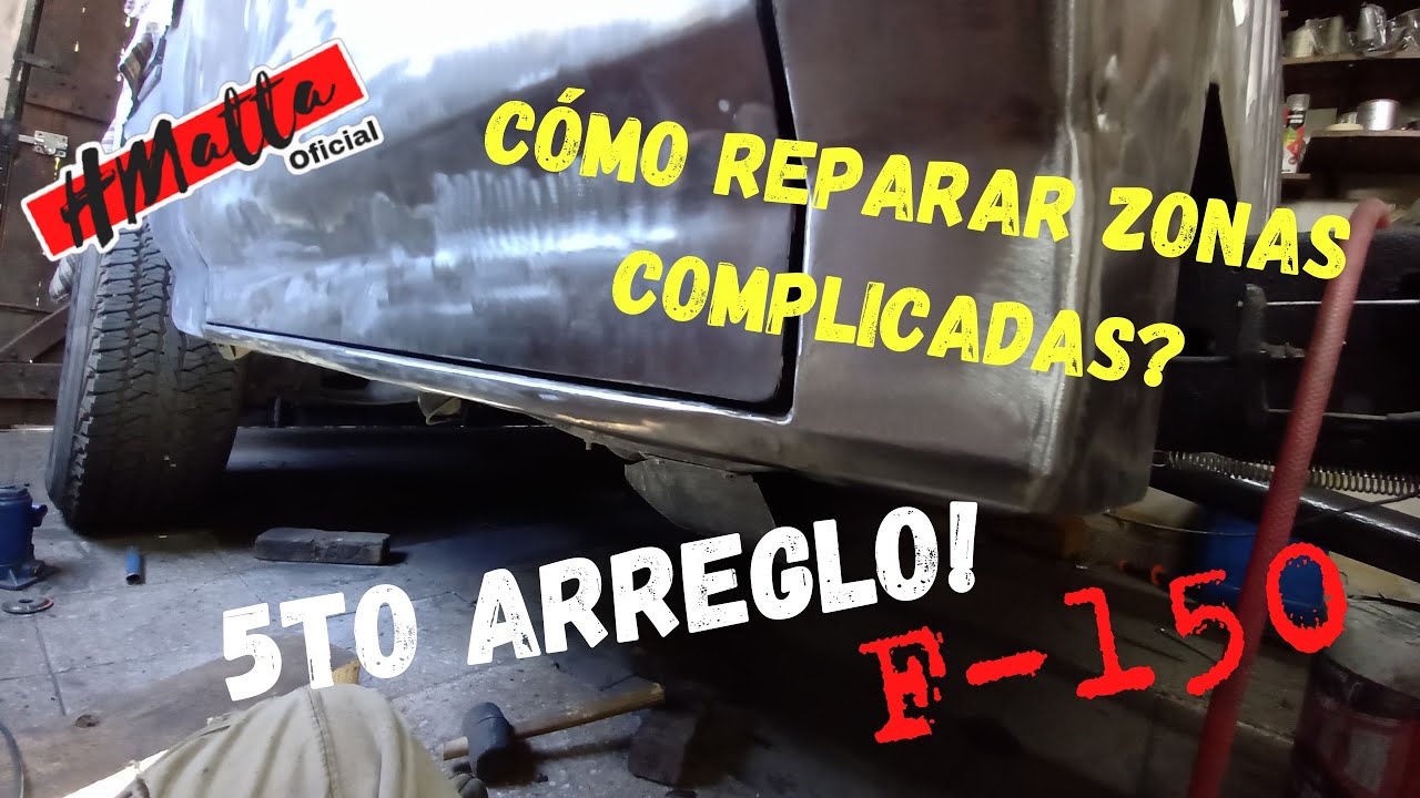 Cómo reparar zócalos y parantes. Ford F150 F100. HMatta Oficial