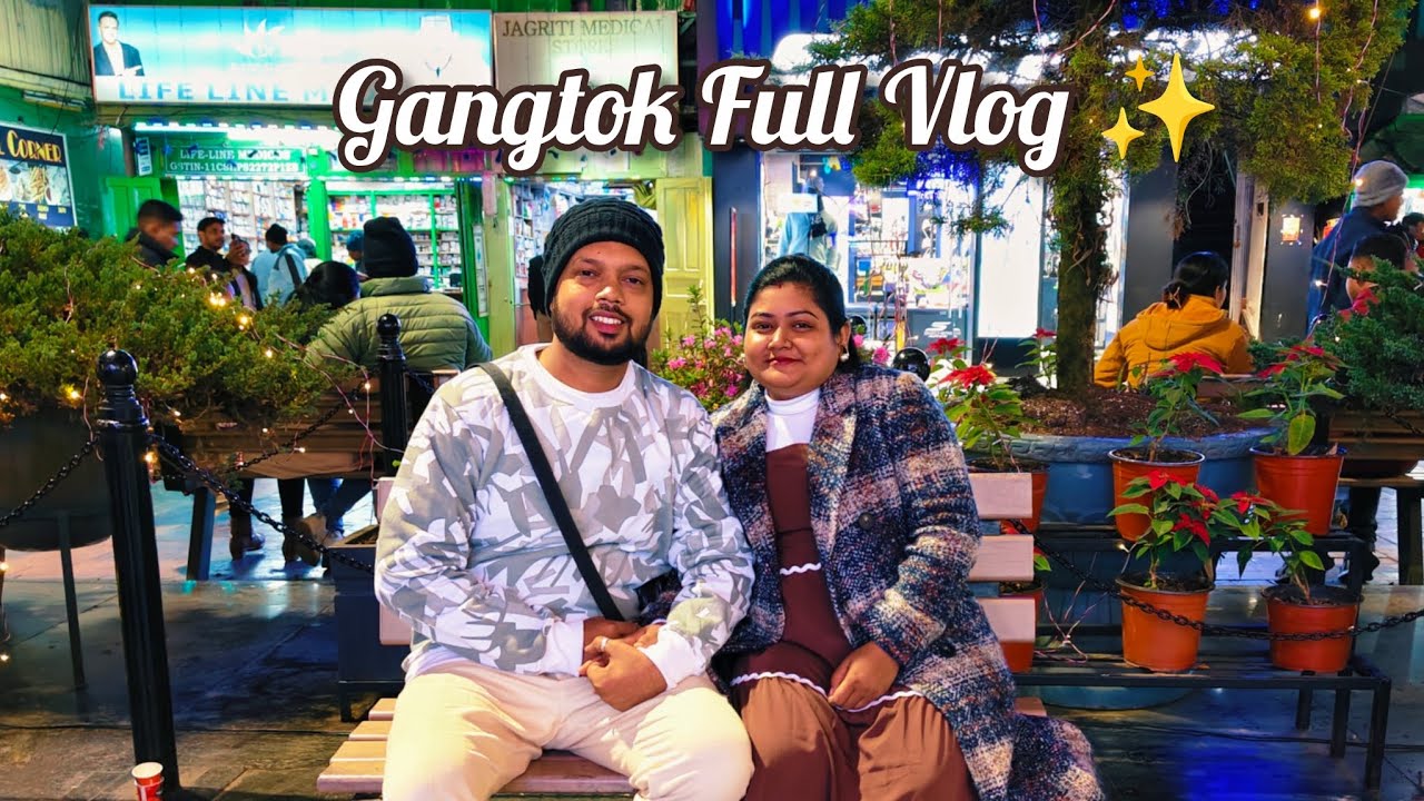 Gangtok এ আমাদের শেষ রাত, MG Marg ঘুরলাম,East Sikkim টুরের এটাই last Vlog Video @thebongmoumita 