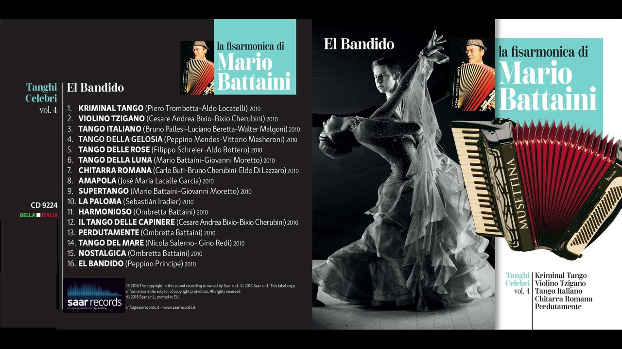 Mario Battaini - El Bandido - Tanghi Celebri - Vol.4