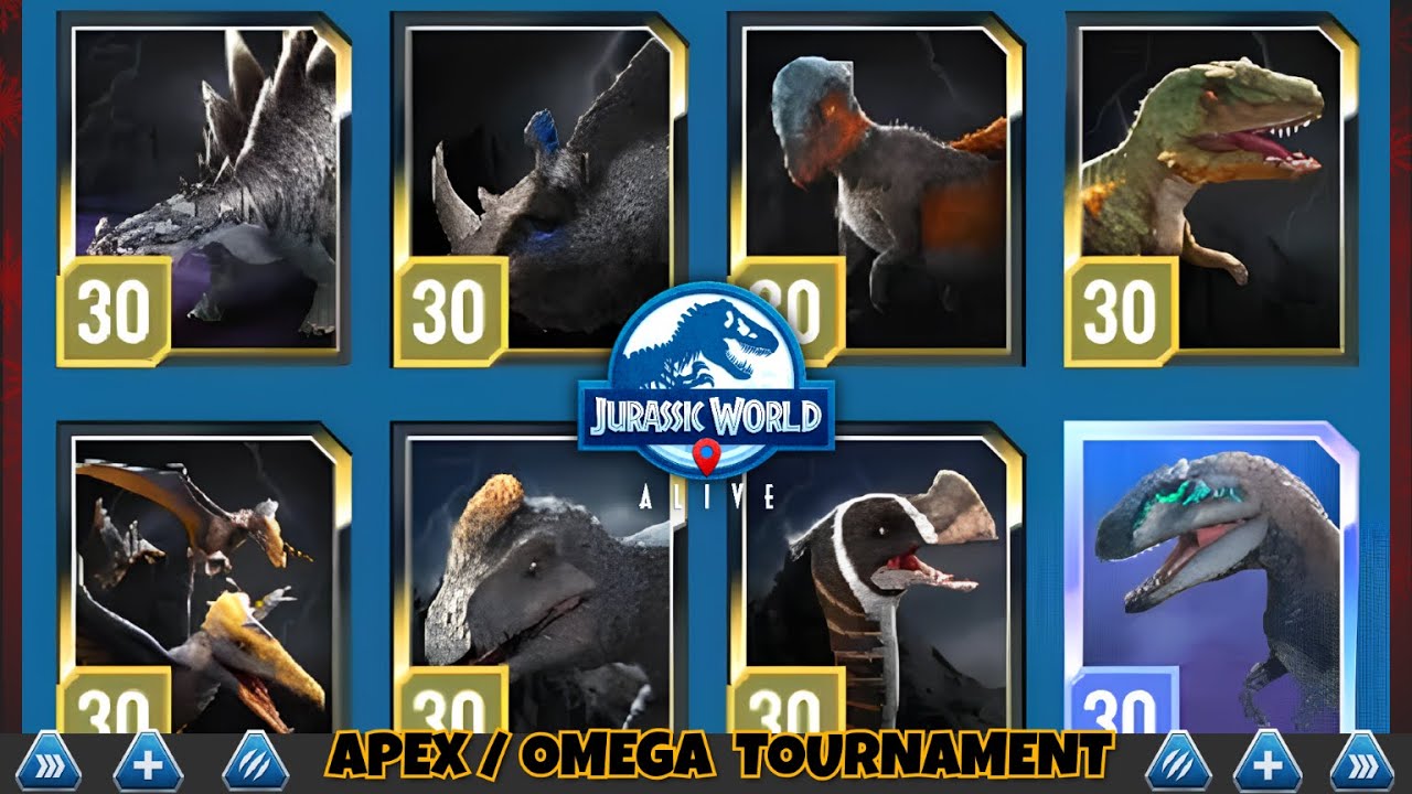 Jurassic World Alive PVP: OMEGA vs APEX at the Boost Tournament!