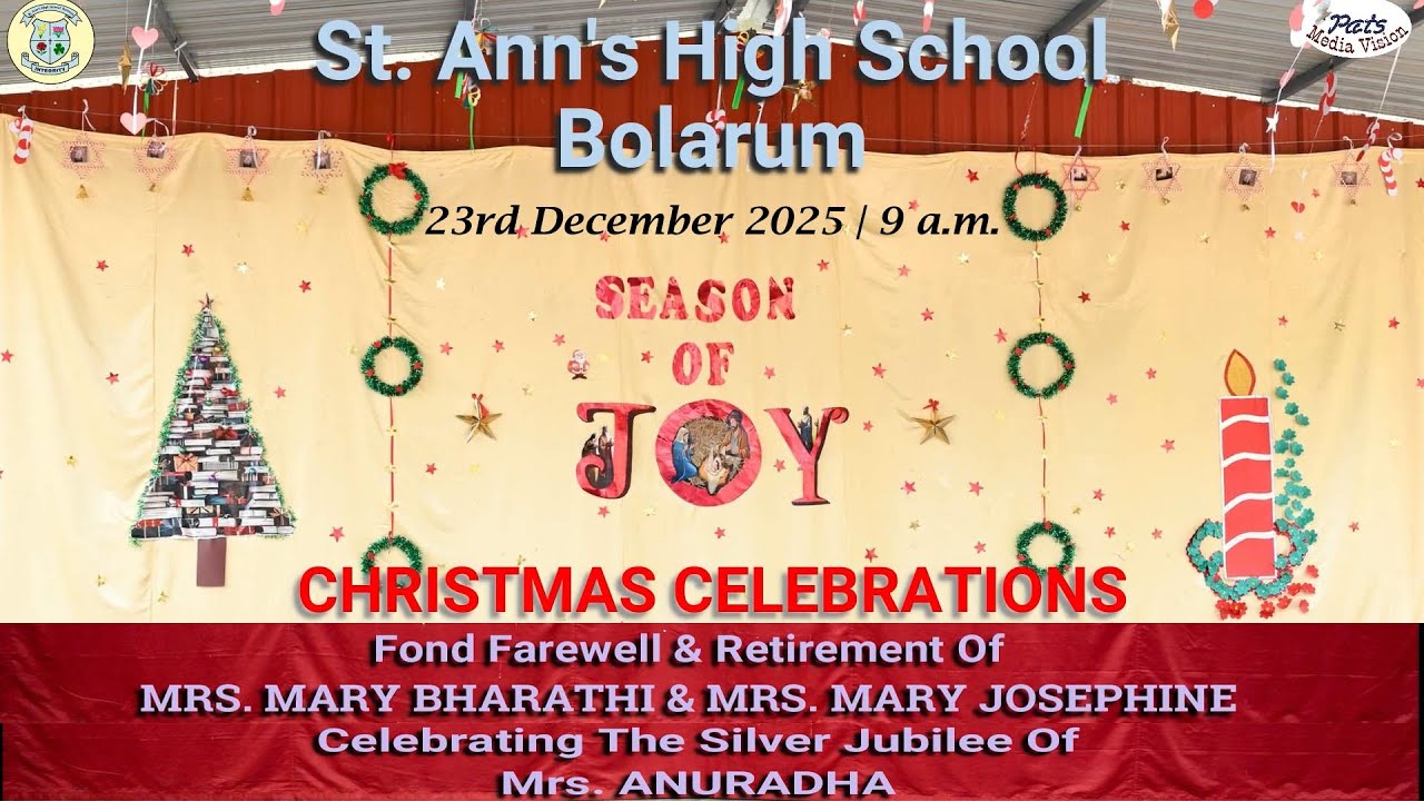 Farewell on Retirement | Silver Jubilee & Christmas Celebration | 23rd December 2025 | 9 a.m.