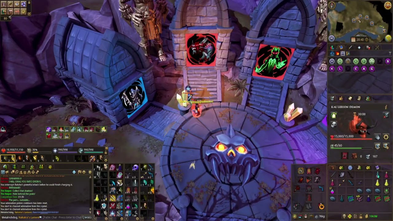 RS3 Melee Camp Raksha consistent times 1:20-1:30